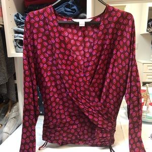 DVF silk blouse